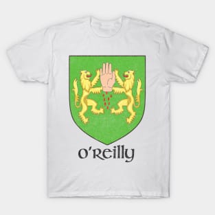 O'Reilly / Faded Style Family Crest Design T-Shirt